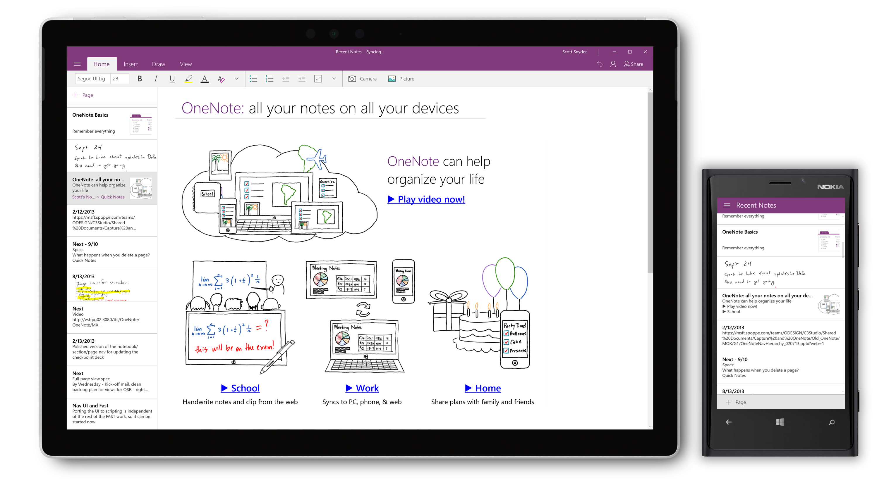 Отличие onenote от onenote for windows 10